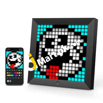 Divoom Pixoo Pixel Art Digital Picture Frame 16X16 Led Display & App Control Cool Animation